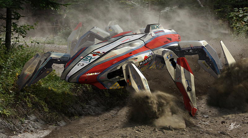 Illustration for article titled I really wish there were races of these awesome spider mechs